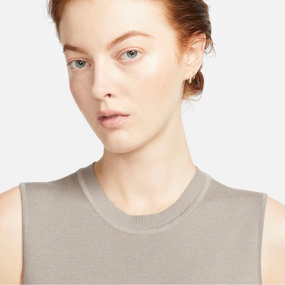 NWOT Nike Every Stitch Considered Khaki dress cotton/silk - Picture 5 of 13